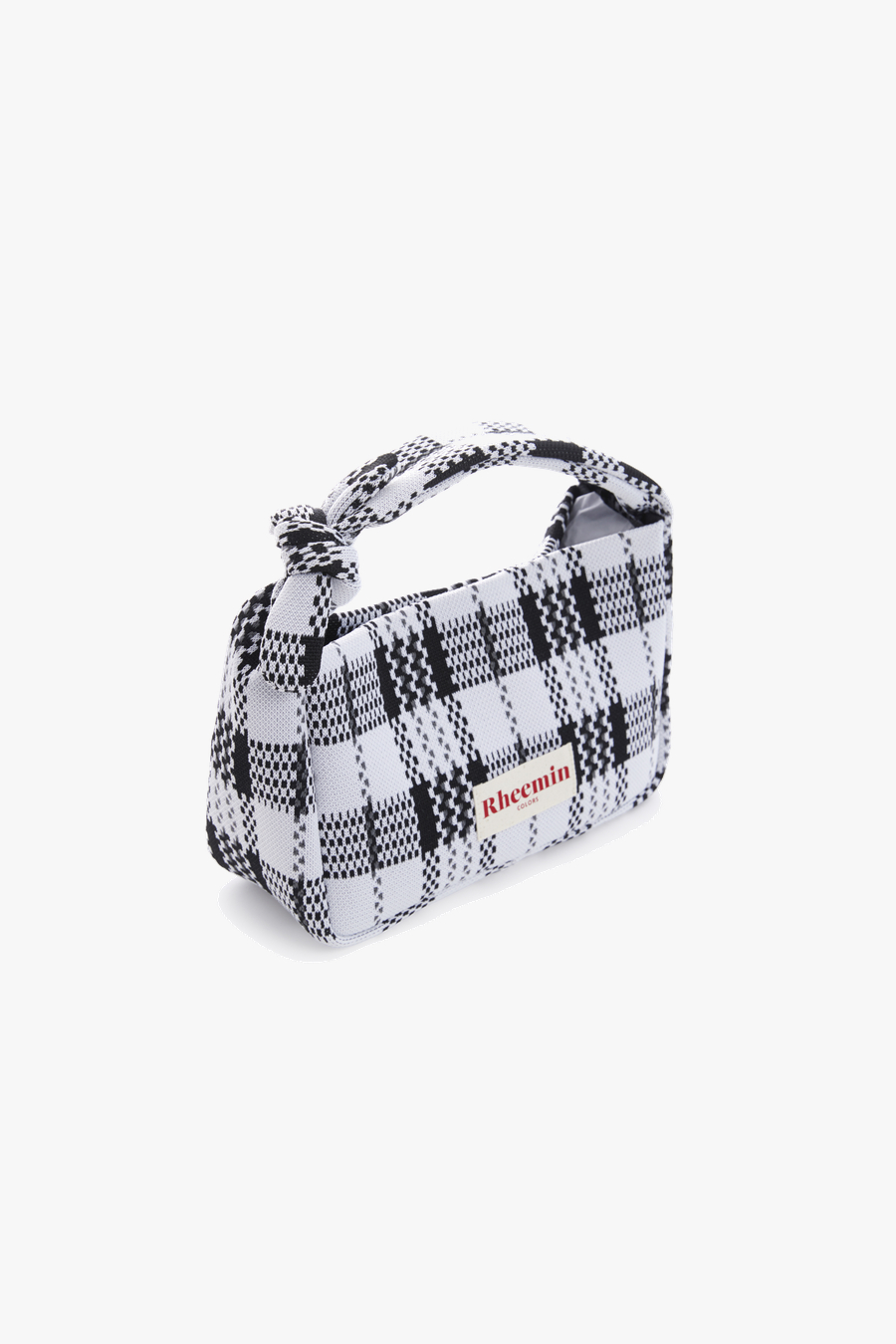 [Seasonal] Ribbon Check Nugget - Black+ Gray+White